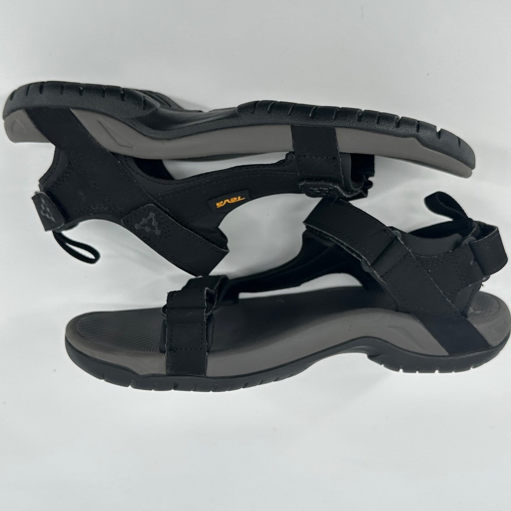 Teva Terra Fi 5 Universal Sandals Men Size 9 Black Grey 1110392 Gorpcore Hiking - Picture 6 of 9